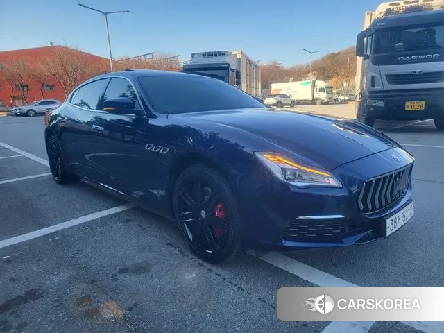 Maserati Quattroporte 2018 Синий из Кореи, фото 2