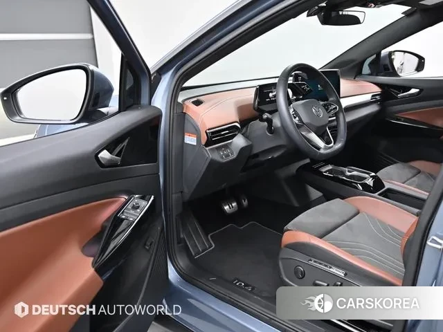 Volkswagen ID.4 2023 Небесно-голубой из Кореи, фото 2