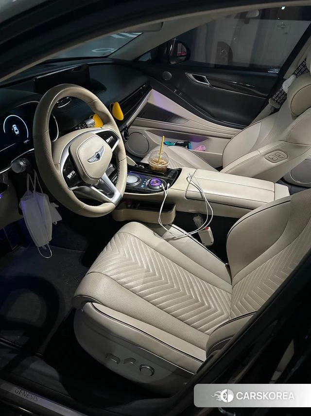 Genesis G80 (RG3) 2022 Черный из Кореи, фото 2