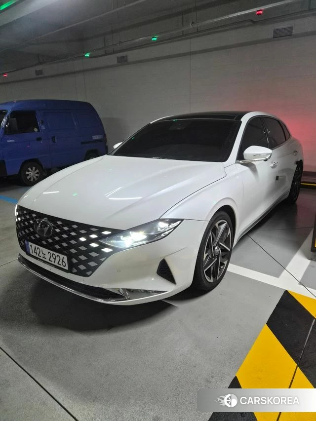 Hyundai The New Grandeur IG 2021 Белый из Кореи, фото 2