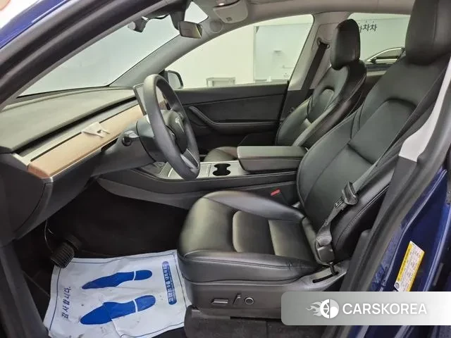 Tesla Model Y 2021 Синий из Кореи, фото 2