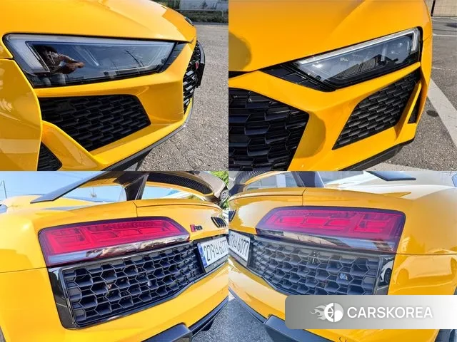 Audi R8 (4S) 2021 Желтый из Кореи, фото 2