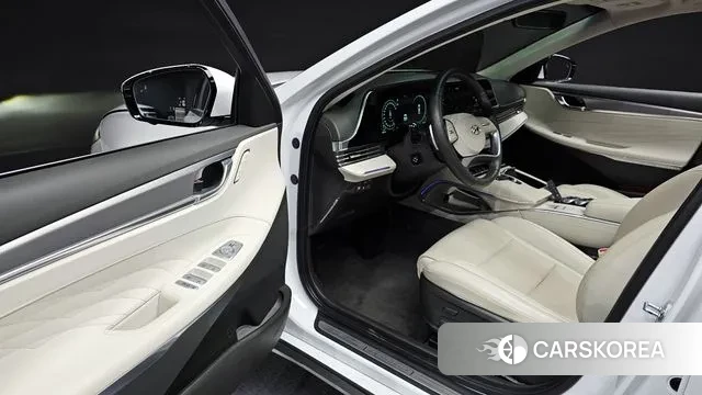 Hyundai The New Grandeur IG Hybrid 2021 Белый из Кореи, фото 2