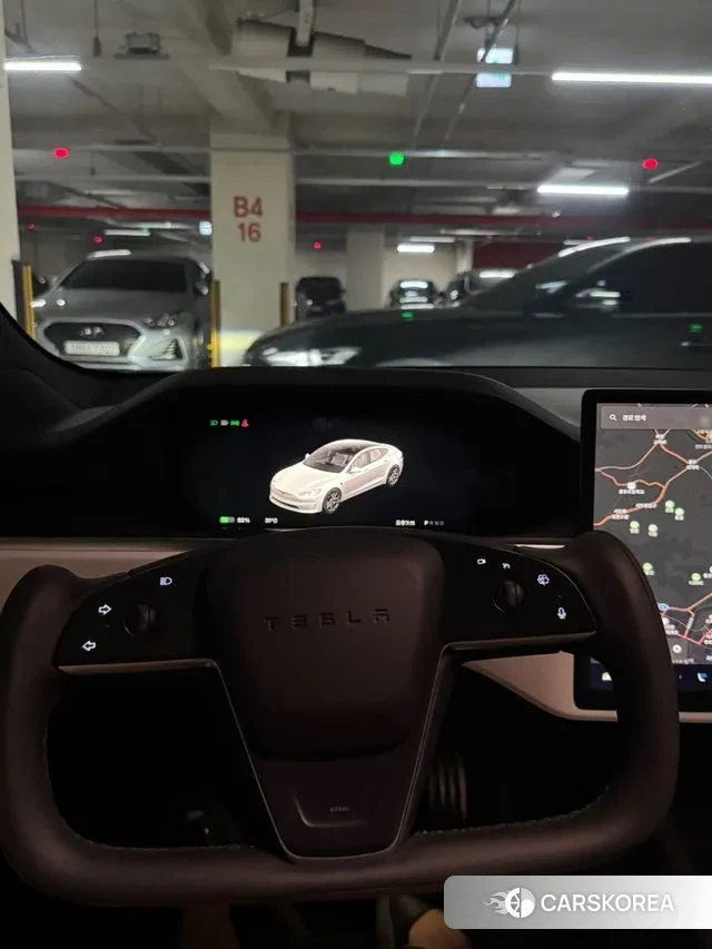 Tesla Model S 2023 Белый из Кореи, фото 2