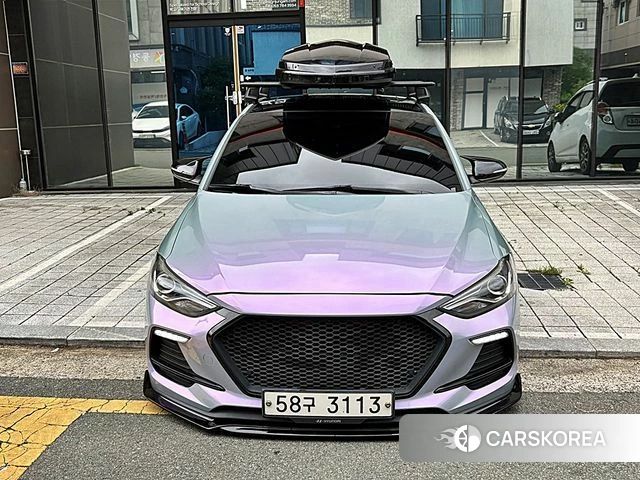 Hyundai Avante AD 2018 Светло-серебряный цвет из Кореи, фото 2