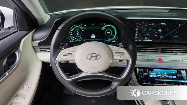 Hyundai The New Grandeur IG Hybrid 2022 Белый из Кореи, фото 2