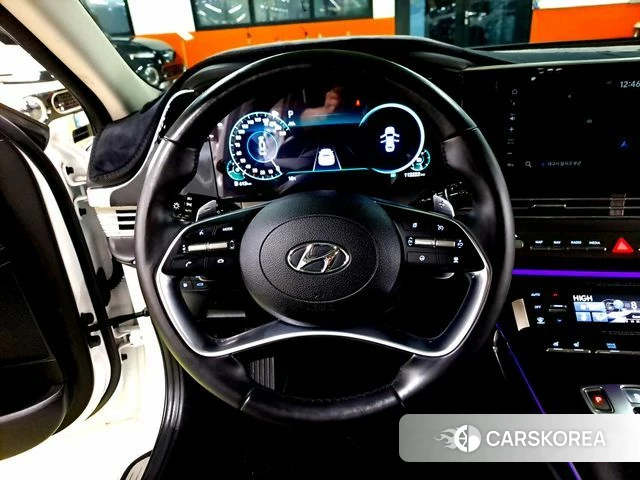 Hyundai The New Grandeur IG Hybrid 2021 Белый из Кореи, фото 2