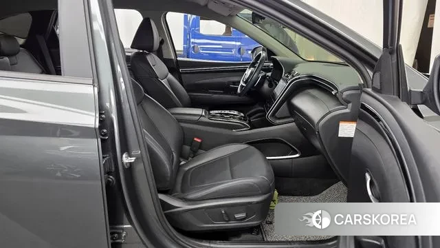 Hyundai Tucson Hybrid (NX4) 2021 Темно-зеленый из Кореи, фото 2