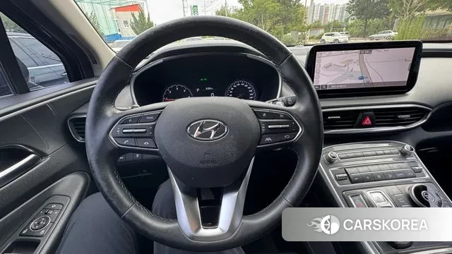 Hyundai The New Santa Fe 2021 Черный из Кореи, фото 2
