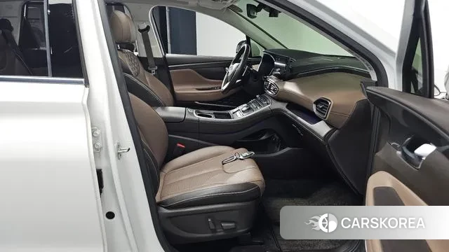 Hyundai The New Santa Fe 2021 Белый из Кореи, фото 2