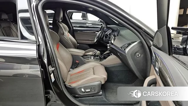 BMW X4M (G02) 2019 Черный из Кореи, фото 2