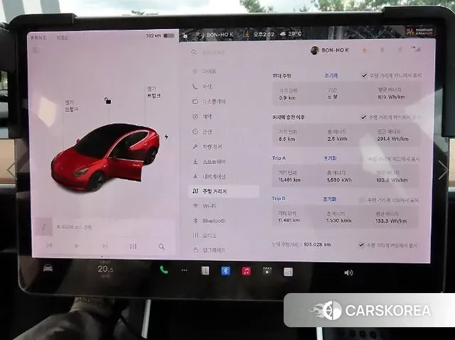 Tesla Model 3 2020 Красный из Кореи, фото 2