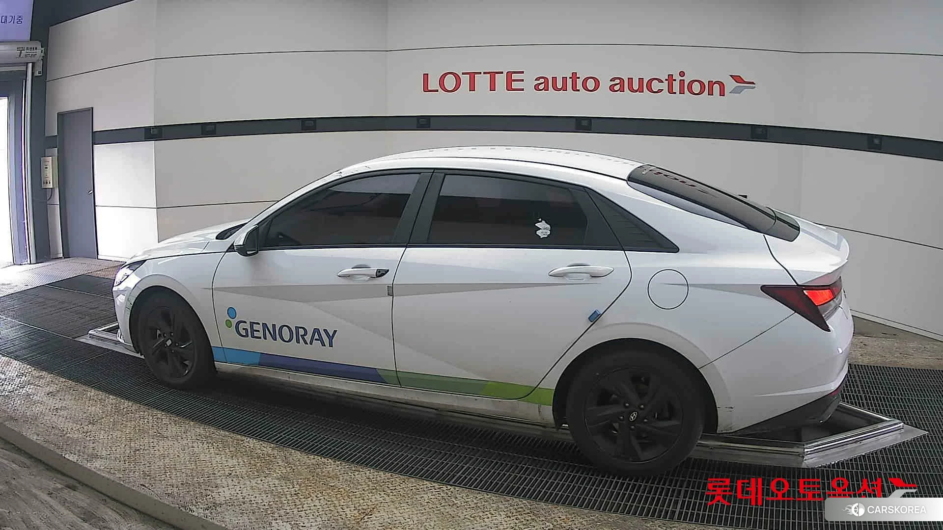 Hyundai Avante Hybrid 2021 Polar White из Кореи, фото 2