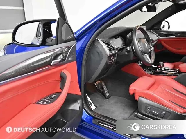 BMW X4M (G02) 2024 Синий из Кореи, фото 2