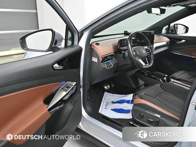 Volkswagen ID.4 2022 Серебристо-серый из Кореи, фото 2