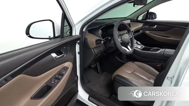 Hyundai The New Santa Fe 2023 Белый из Кореи, фото 2