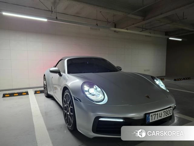 Porsche 911(992) 2020 Темно-зеленый из Кореи, фото 2