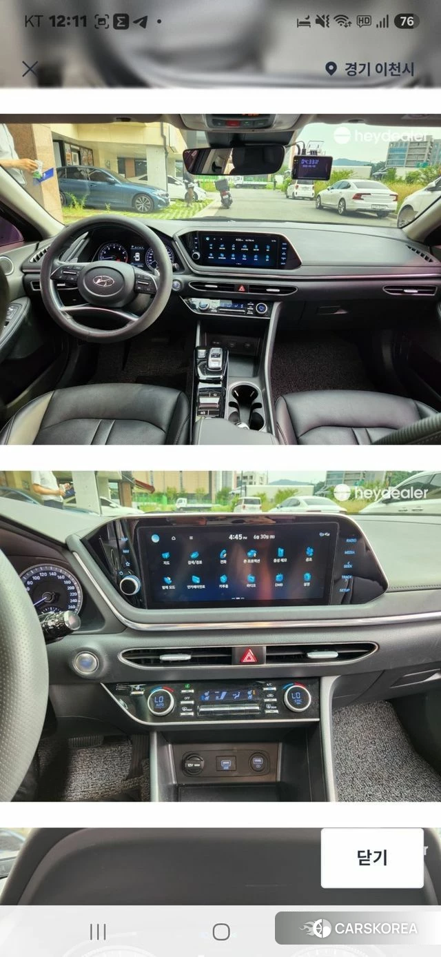 Hyundai Sonata (DN8) 2022 Черный из Кореи, фото 2