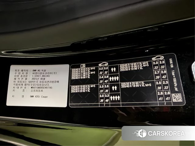 BMW 4 Series (G22) 2025 Черный из Кореи, фото 2