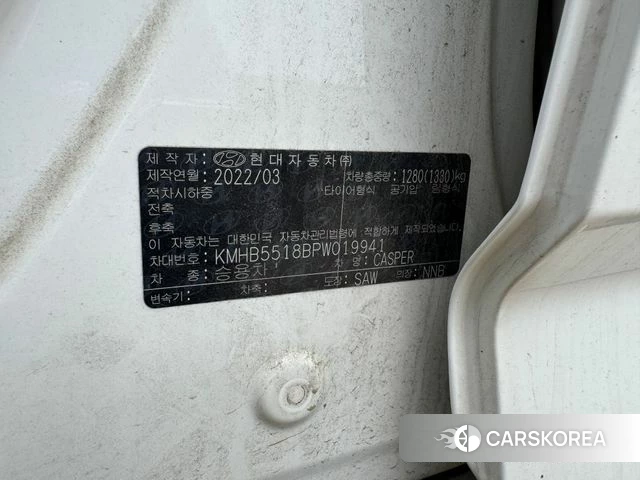 Hyundai Casper 2022 Белый из Кореи, фото 2