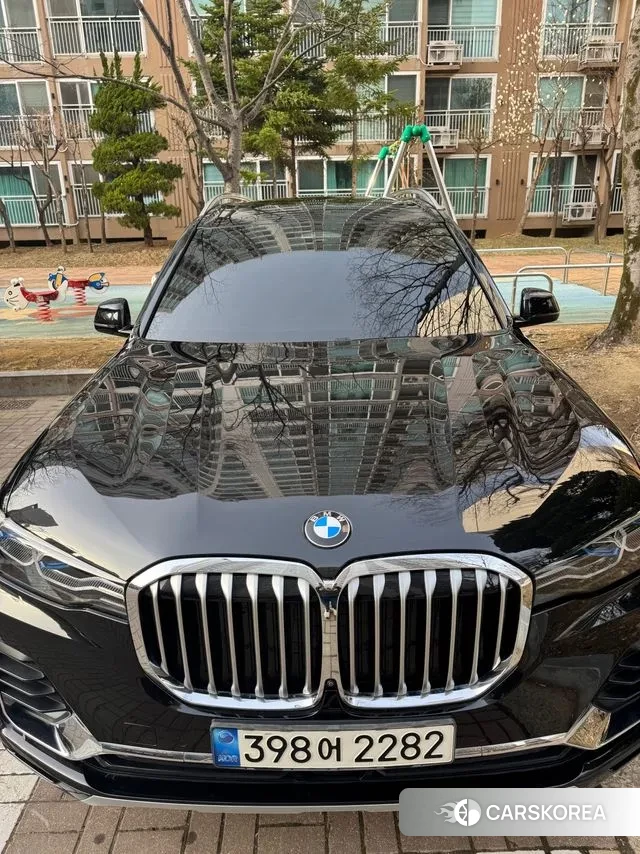 BMW X7 (G07) 2022 Черный из Кореи, фото 2