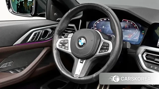 BMW 4 Series (G22) 2021 Темно-зеленый из Кореи, фото 2