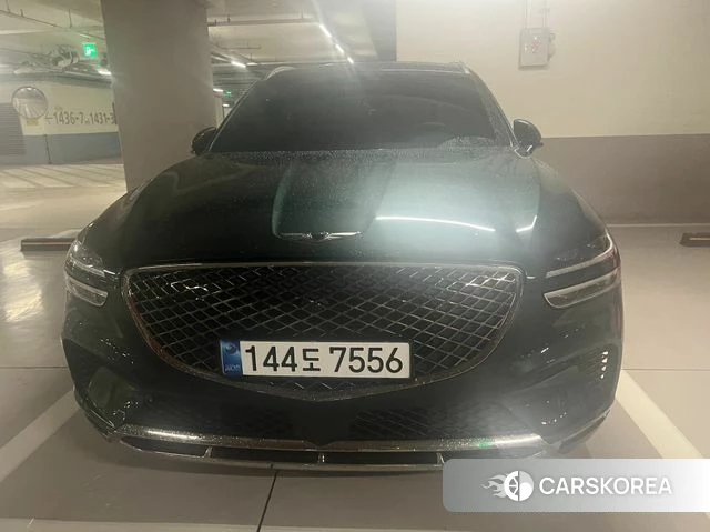 Genesis GV70 2021 Темно-зеленый из Кореи, фото 2