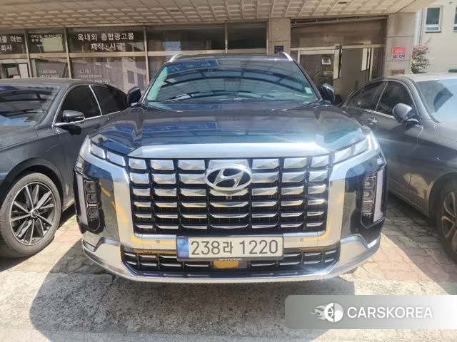 Hyundai The New Palisade 2023 Темно-зеленый из Кореи, фото 2
