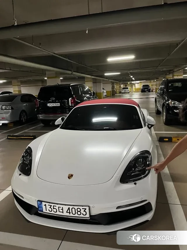 Porsche 718 Boxster 2022 Белый из Кореи, фото 2