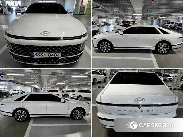 Hyundai Grandeur Hybrid (GN7) 2023 Белый из Кореи, фото 2