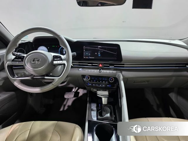 Hyundai Avante Hybrid (CN7) 2023 Серый из Кореи, фото 2