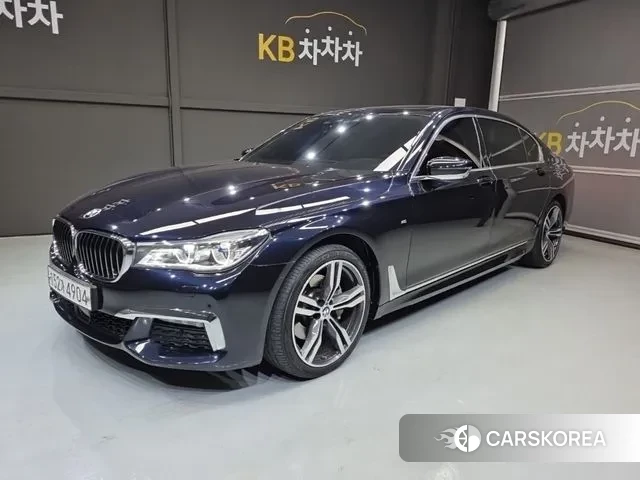 BMW 7 Series (G11) 2019 Синий из Кореи, фото 2