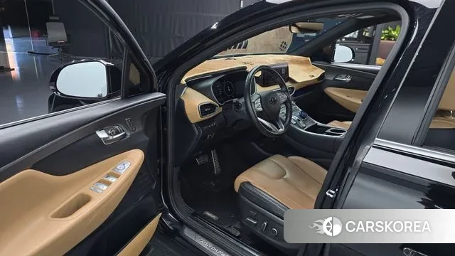 Hyundai The New Santa Fe 2021 Черный из Кореи, фото 2