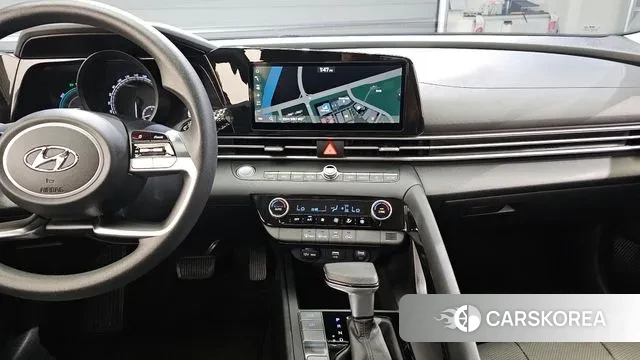 Hyundai Avante Hybrid (CN7) 2021 Черный из Кореи, фото 2