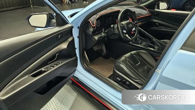 Hyundai Avante (CN7) 2022 Небесно-голубой из Кореи, фото 2