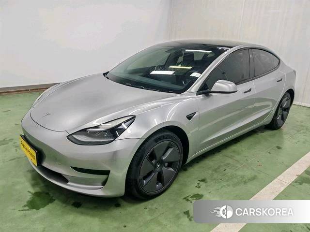 Tesla Model 3 2021 Серебристо-серый из Китая, фото 2