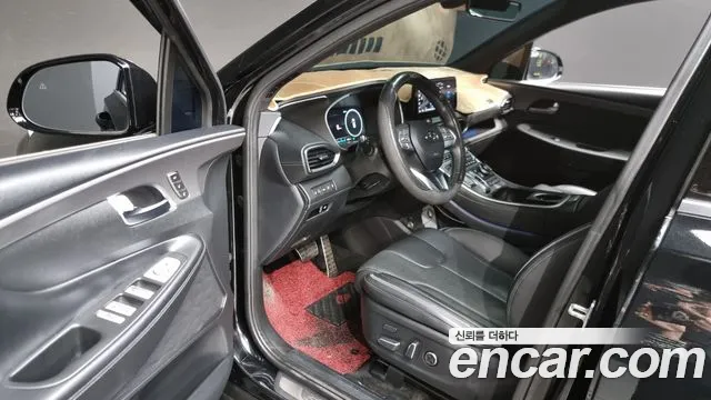 Hyundai The New Santa Fe 2022 Черный из Кореи, фото 2