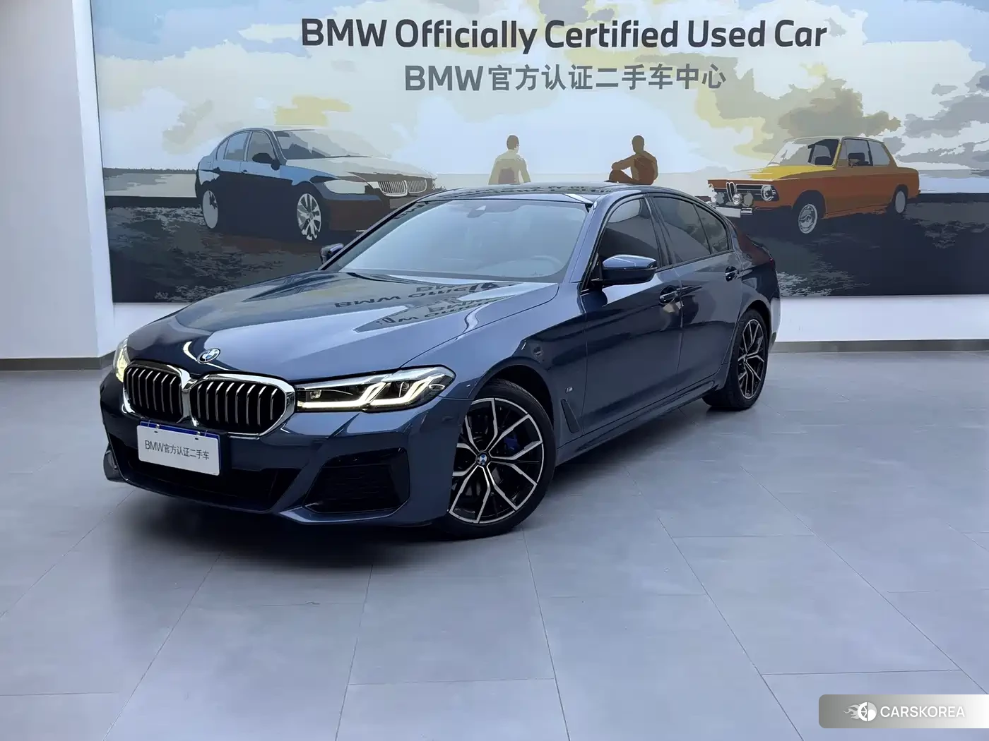 BMW 5 series 2023 Синий из Китая, фото 2