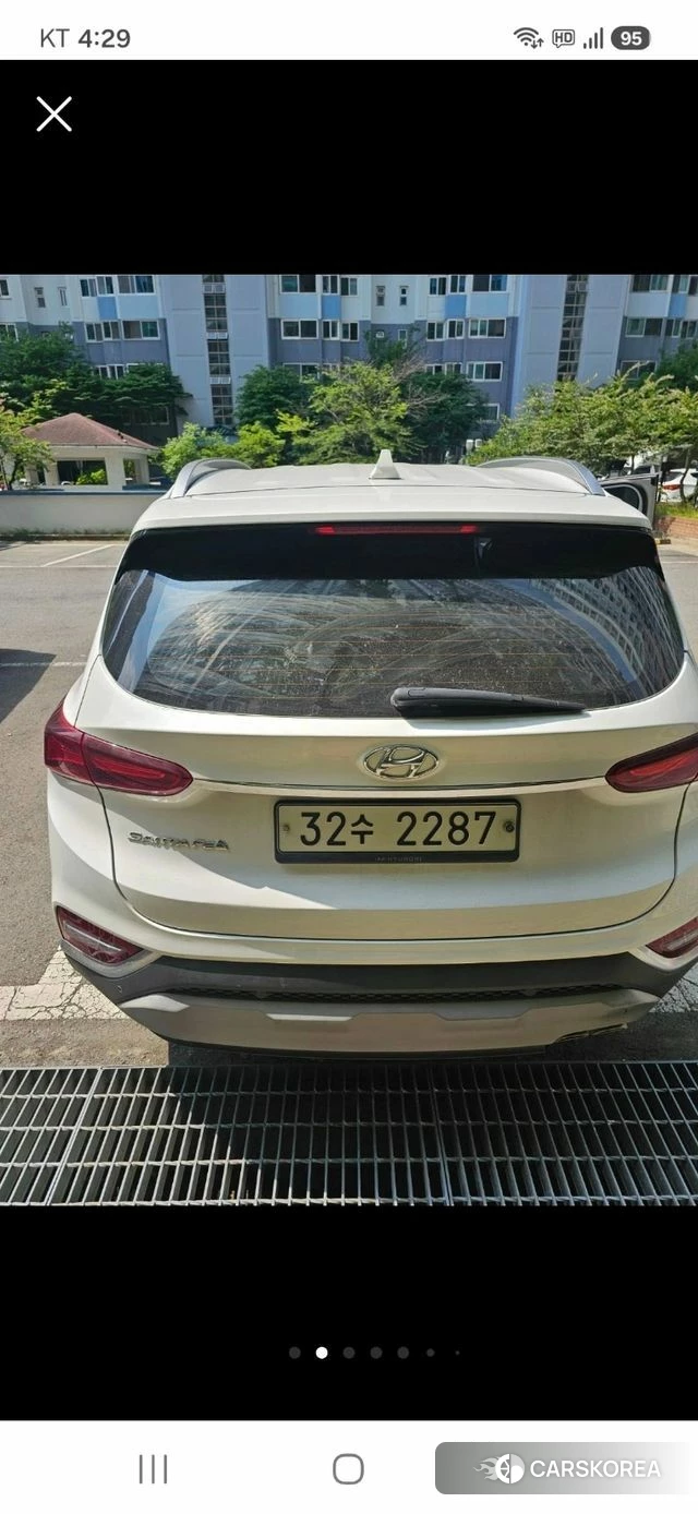 Hyundai Santa Fe TM 2019 Белый из Кореи, фото 2