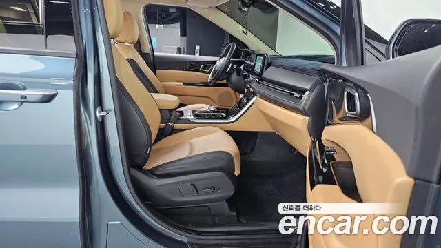 Kia Carnival 4th generation 2022 Небесно-голубой из Кореи, фото 2