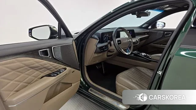 Kia K8 Hybrid 2021 Темно-зеленый из Кореи, фото 2