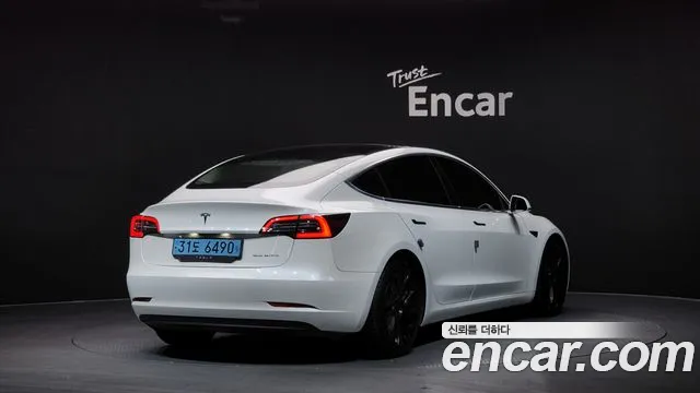 Tesla Model 3 2020 Белый из Кореи, фото 3
