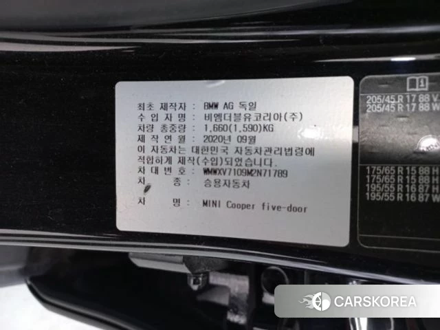 Mini Cooper 2021 Черный из Кореи, фото 3