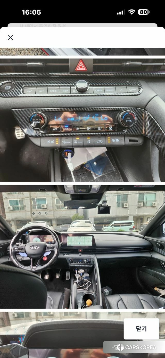 Hyundai Avante (CN7) 2021 Белый двухцветный из Кореи, фото 3