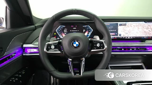 BMW 7 Series (G70) 2024 Черный из Кореи, фото 3