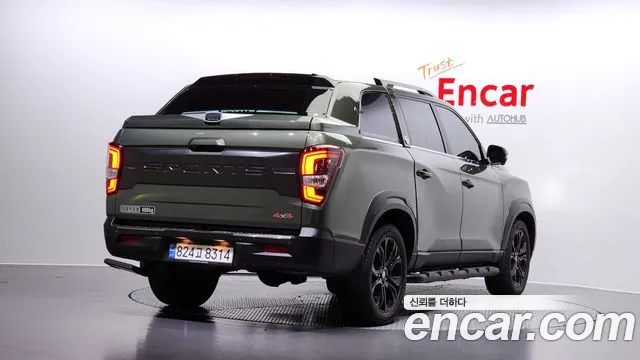 Ssangyong The New Rexton Sport 2023 Темно-зеленый из Кореи, фото 3