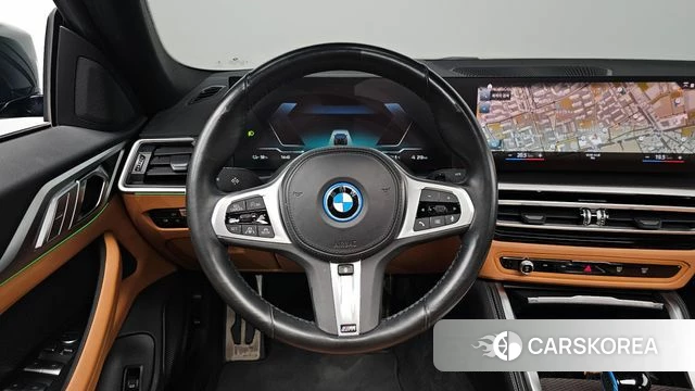 BMW i4 2022 Темно-зеленый из Кореи, фото 3