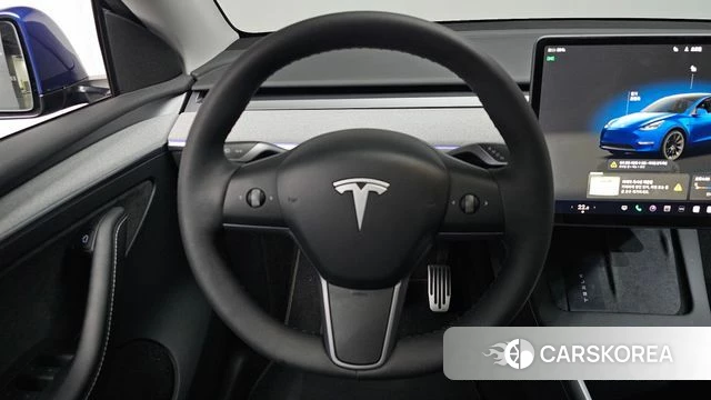 Tesla Model Y 2023 Синий из Кореи, фото 3