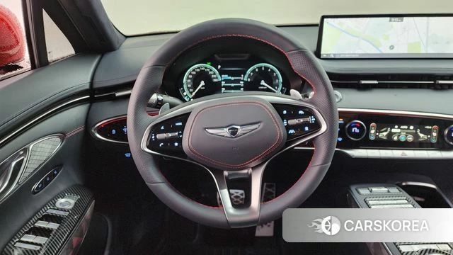 Genesis GV70 2021 Красный из Кореи, фото 3
