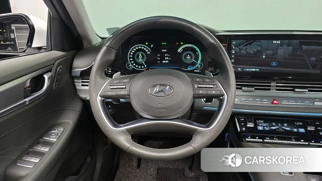 Hyundai The New Grandeur IG Hybrid 2020 Белый из Кореи, фото 3